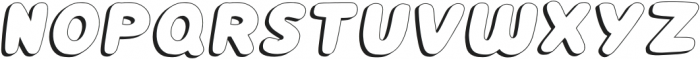 HollaBear 3D Italic otf (400) Font UPPERCASE