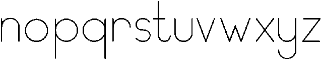 Holland Regular otf (400) Font LOWERCASE