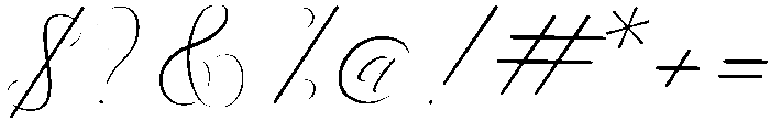 Holland Script Regular otf (400) Font OTHER CHARS