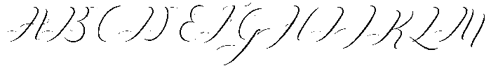Holland Script Regular otf (400) Font UPPERCASE