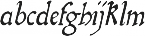 Holle_There otf (400) Font LOWERCASE