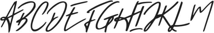 Holligate Signature otf (400) Font UPPERCASE