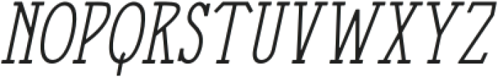 Holloway Italic otf (400) Font LOWERCASE