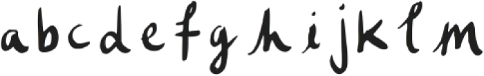 Holly Handwritten Regular otf (400) Font LOWERCASE
