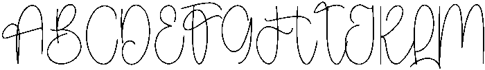 Holly Regular otf (400) Font UPPERCASE