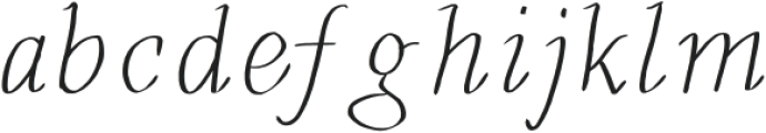 Holly otf (400) Font LOWERCASE