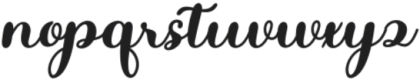 HollyJolly-Italic otf (400) Font LOWERCASE