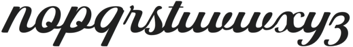 Hollyland Script Regular otf (400) Font LOWERCASE