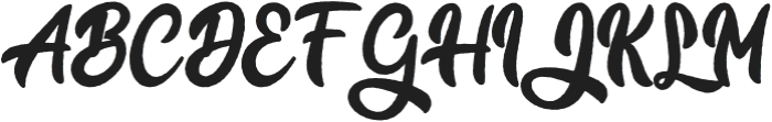 Holy Cook Rough otf (400) Font UPPERCASE