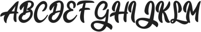 Holy Cook otf (400) Font UPPERCASE