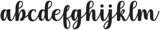 Holysthic Regular otf (400) Font LOWERCASE