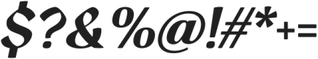 Homade Extra Bold Italic ttf (700) Font OTHER CHARS