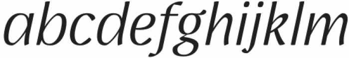 Homade Regular Italic ttf (400) Font LOWERCASE