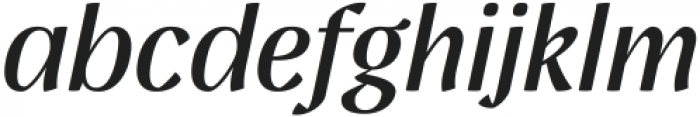 Homade Semi Bold Italic ttf (600) Font LOWERCASE