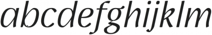 Homade Variable Italic ttf (400) Font LOWERCASE
