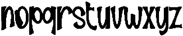 Home Night Regular otf (400) Font LOWERCASE