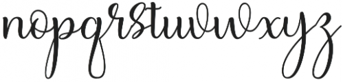 Home Sweet otf (400) Font LOWERCASE