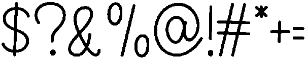 Home Writing Regular otf (400) Font OTHER CHARS