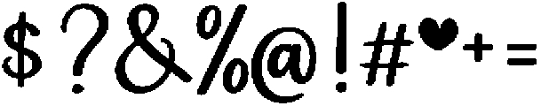 Homebody-Regular otf (400) Font OTHER CHARS