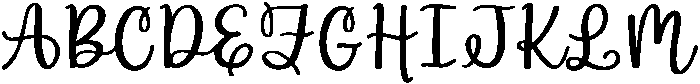 Homebody-Regular otf (400) Font UPPERCASE