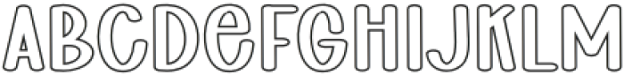 Homemade Modern Regular otf (400) Font UPPERCASE