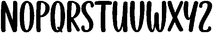 Homemade Regular otf (400) Font LOWERCASE
