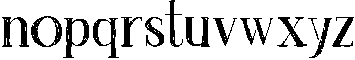 Homemade Regular otf (400) Font LOWERCASE