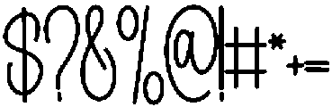 Homephones Regular otf (400) Font OTHER CHARS