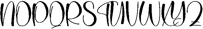 Homestay Monday Regular otf (400) Font UPPERCASE