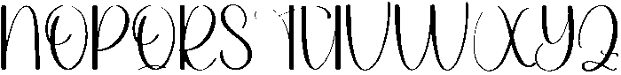 Homestay Regular otf (400) Font UPPERCASE