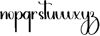 Homestay Regular otf (400) Font LOWERCASE