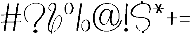 Homestay Regular otf (400) Font OTHER CHARS