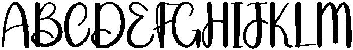 Homestay Regular otf (400) Font UPPERCASE