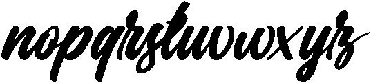Hometown otf (400) Font LOWERCASE