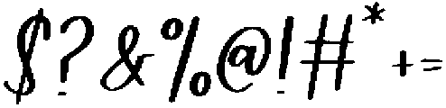 Homeward Script Regular otf (400) Font OTHER CHARS