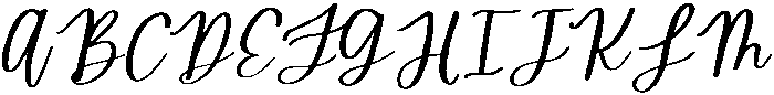 Homeward Script Regular otf (400) Font UPPERCASE