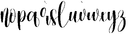 Homework Regular otf (400) Font LOWERCASE