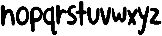 Homework Regular otf (400) Font LOWERCASE