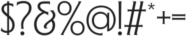 Hominer Regular otf (400) Font OTHER CHARS