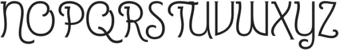 Hominer Script Regular otf (400) Font UPPERCASE