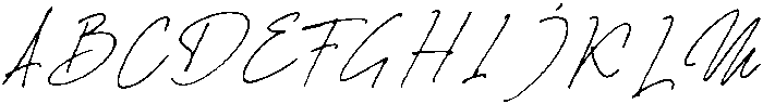 Honera Script otf (400) Font UPPERCASE