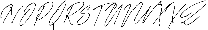 Honera Script otf (400) Font UPPERCASE