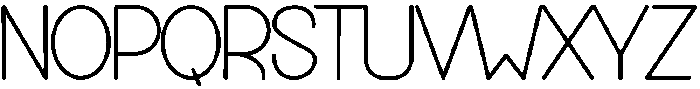 Honest Regular otf (400) Font UPPERCASE