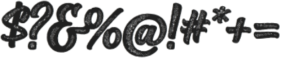 Honest Script Bold Halftone otf (700) Font OTHER CHARS