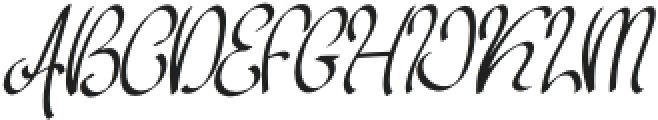 Honey Anitta Italic otf (400) Font UPPERCASE