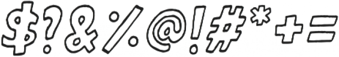 Honey Apple otf (400) Font OTHER CHARS