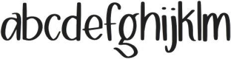 Honey Blossom Sans Regular otf (400) Font LOWERCASE