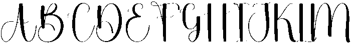 Honey Bunny Regular otf (400) Font UPPERCASE