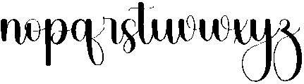 Honey Bunny Regular otf (400) Font LOWERCASE