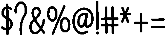 Honey Handmade Regular otf (400) Font OTHER CHARS